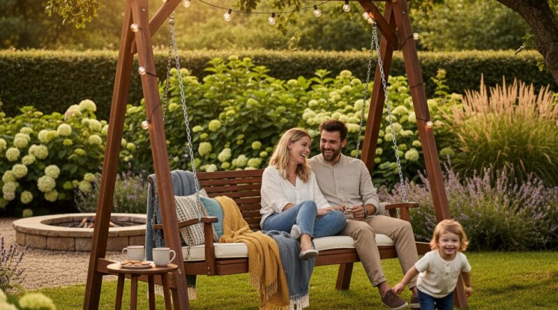 Zahradni houpacka jako misto pro odpocinek i zabavu